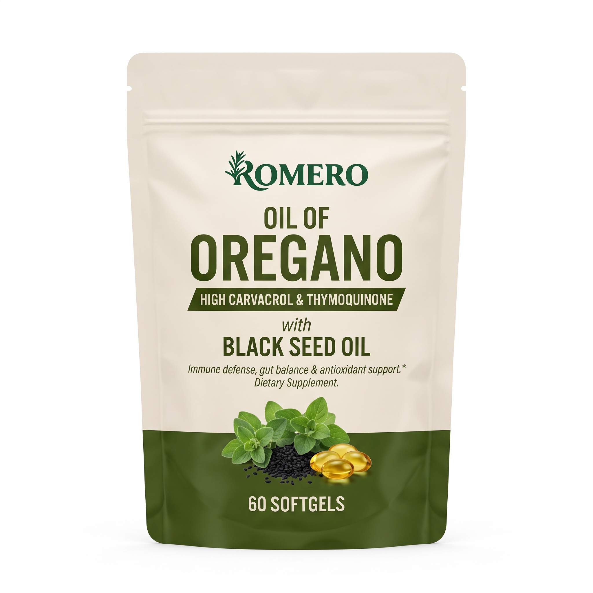 ROMERO Oil of Oregano Softgels