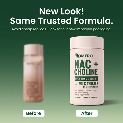 Romero NAC + Choline Liver Detox & Repair