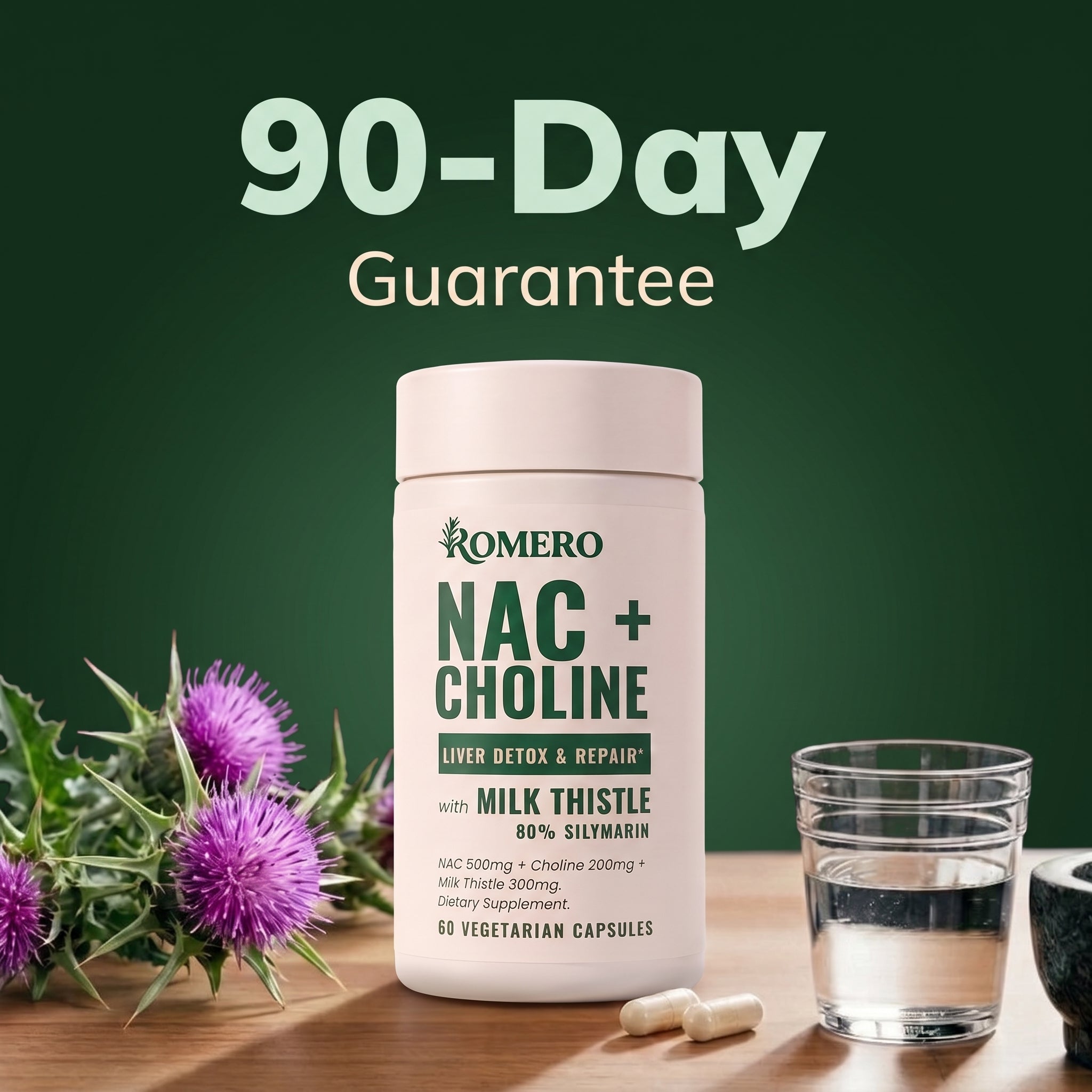 Romero NAC + Choline Liver Detox & Repair
